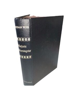 Unisex Doubleday Marjorie Morningstar novel Book Black Gold One Size
